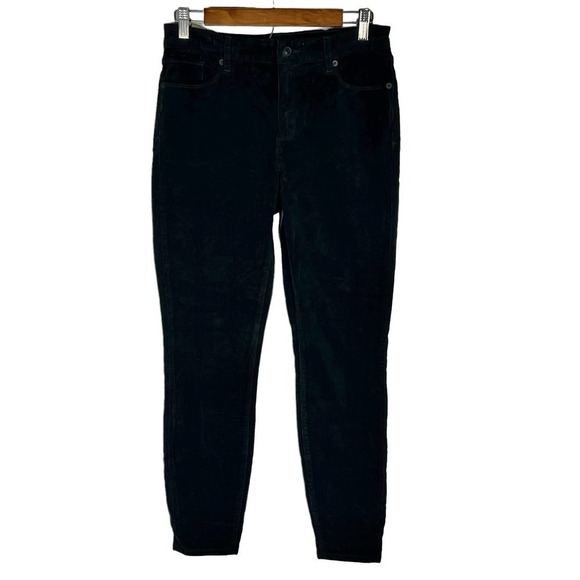 ALL SAINTS MILLER‎ CORDUROY SKINNY JEANS IN BLACK NWT WOMEN'S SIZE 27 - Picture 3 of 16